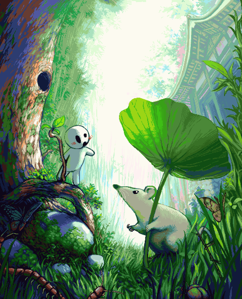 The Pilgrim - 64 colours
PixelJoint Secret Santa gift for Kao. #pixelart