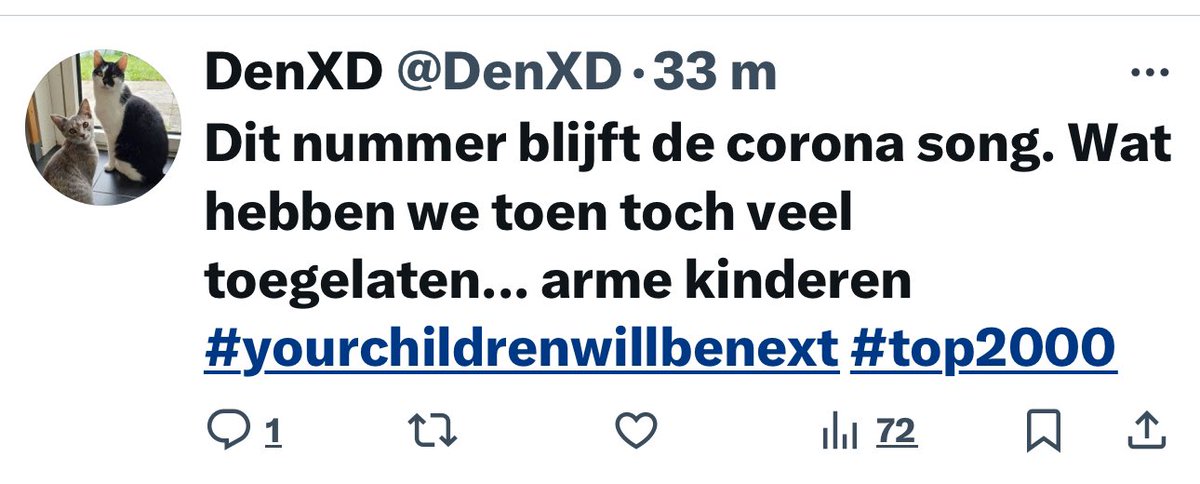 If you tolerate this your children will be next van de Manic Street Preacers. Uitgebracht in 1998 en dan dit posten! 🤦‍♂️ je hebt van die mensen die alles ter plekke verzinnen. ⬇️ #top2000 #debielengedrag