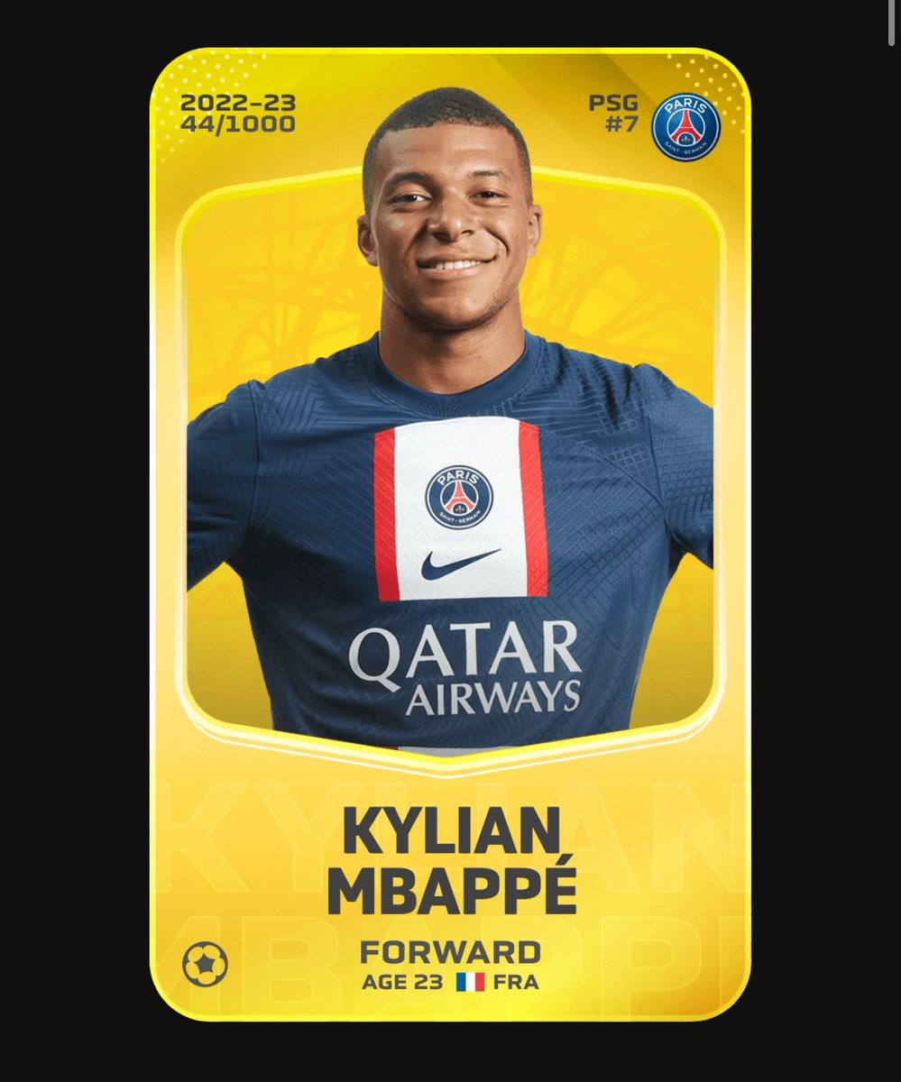Il est temps de finir l’année avec le dernier giveaway Mbappé  #sorare 

Conditions : 

- Retweet + Follow me 
- Follow ma chaîne YouTube et met un petit pouce  : youtu.be/MK7TvVHw9BY?si…

-> Tirage le 1er janvier 

Prenez soin de vous pour les derniers jours et faites attention à