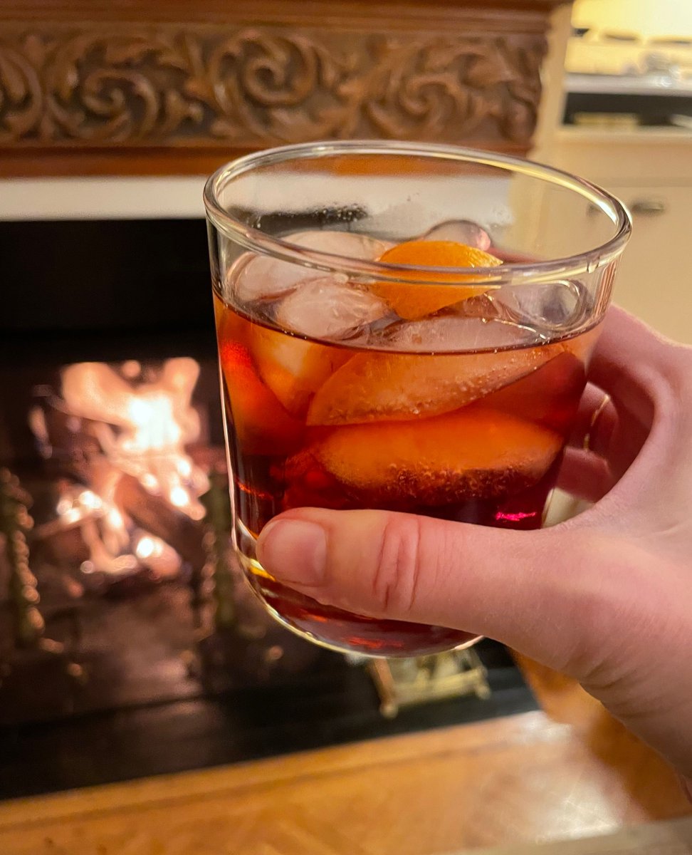 Dame Erica Duecy shares her go-to cocktail around the holidays, Manhattans. "They're warming, delicious, and easy to whip up by the pitcher."⁠
⁠
#lesdamesny