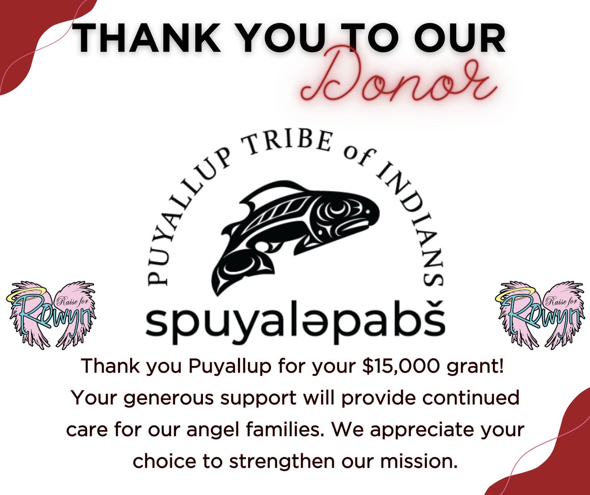 A huge ⭐️THANK YOU⭐️ to the Puyallup Tribe of Indians for your generous support! 🤍
The Puyallup Tribe of Indians are known as puyaləpabš in their ancestral language - People at the bend at the bottom of the river. To learn more about our donor, visit puyalluptribe-nsn.gov/about-our-tribe.