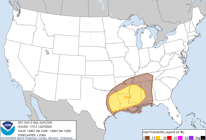 LimWeather's tweet photo. D2 #EnhancedRisk in S #DixieAlley esp #BatonRouge,#MonroeLA,#AlexandriaLA,#Pineville,#JacksonMS,#GreenvilleMS,#Hattiesburg,#MeridianMS,#LaurelMS,#Starkville,#Natchez,#Vicksburg
10SIG #Tornado/30%#Wind/15%#Hail risks
#Wxtwitter #Wxx #SPC #SevereWx #ARwx #LAwx #MSwx #ALwx #TXwx https://t.co/LGm4VDGitM