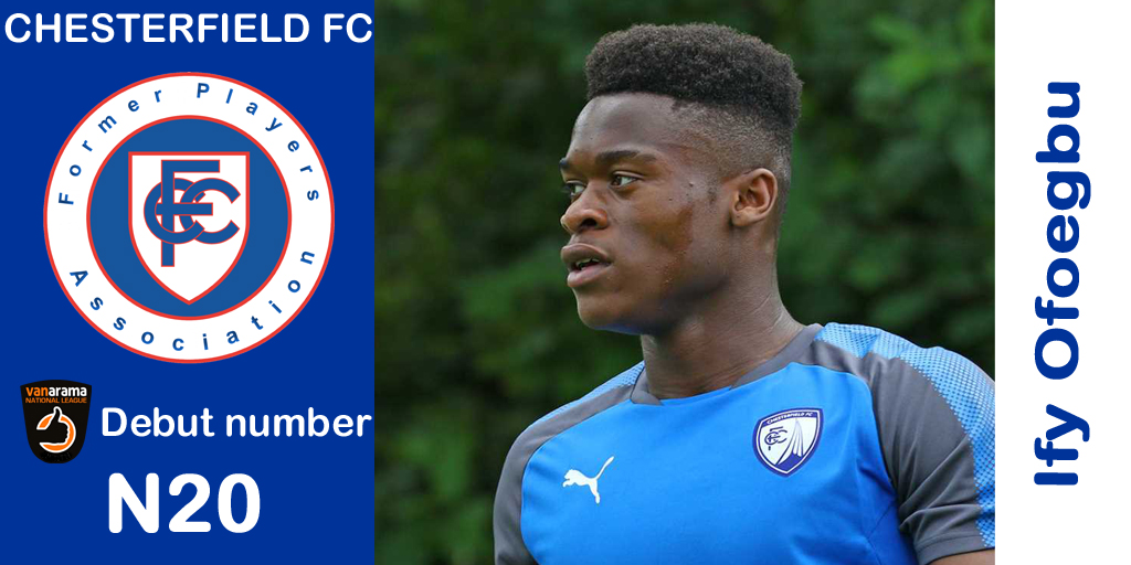 CFCFPA's tweet image. After Denis Thompson #415 &amp;amp; Gunner Elliott #1184 the next 4 youngest @ChesterfieldFC players were Kevin Davies #793 @Kevin__Davies, Keith Havenhand #452, John Beresford #524 &amp;amp; Ify Ofoegbu N20 @ifyofficials who first debuted in the EFL Trophy. 35 players have appeared while U18.