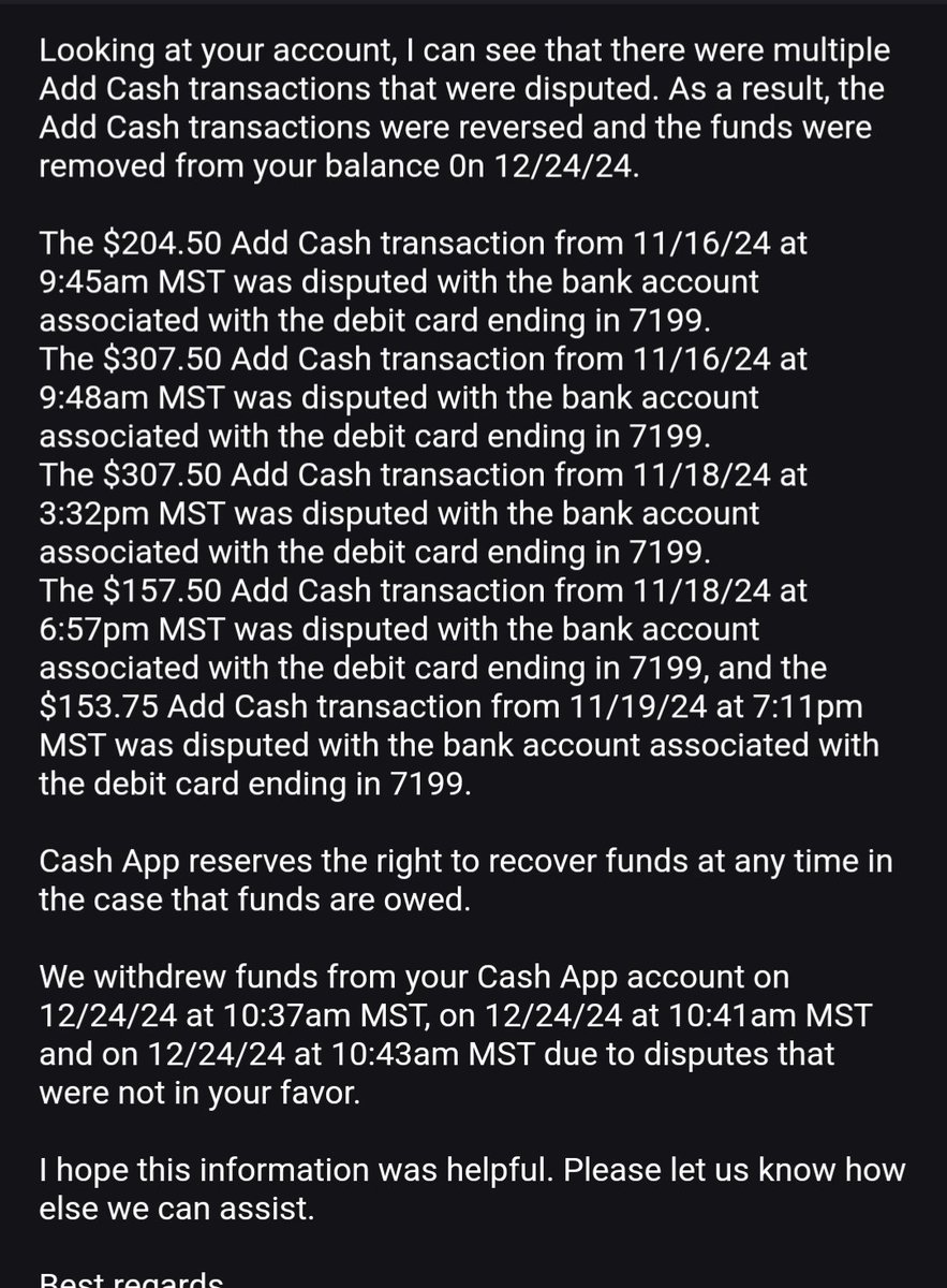 GoblinMarrs's tweet photo. @CashApp you're stealing my money and feeding me lies https://t.co/1vI8a2PB4t