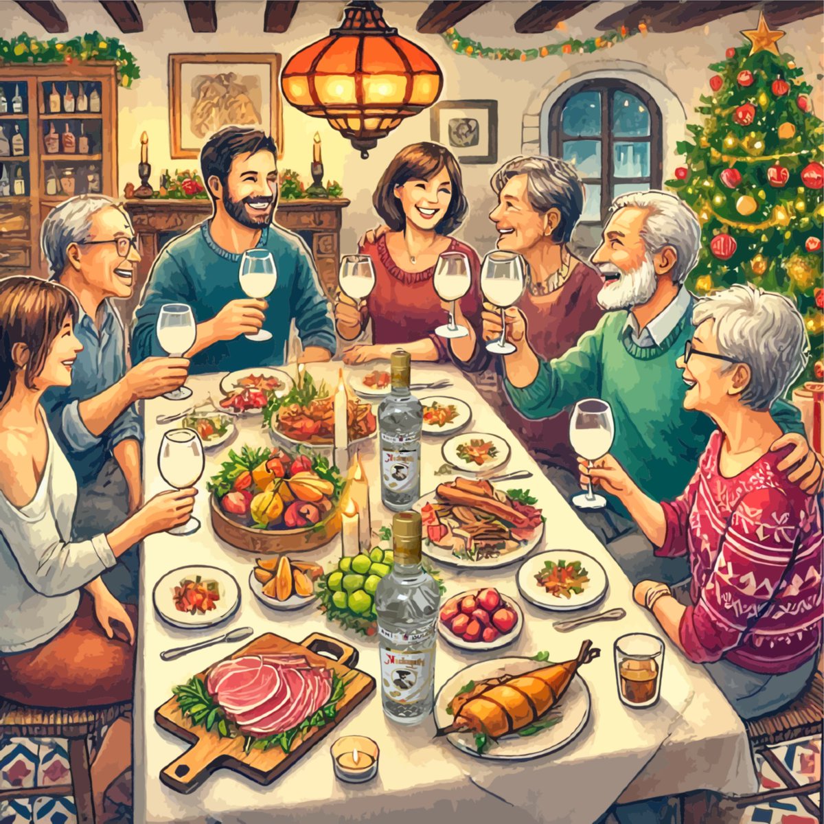 Machaquito's tweet photo. En Anís Machaquito, nos llena de orgullo ser parte de esos momentos tan especiales de estas Navidades. 🎄
Esas sobremesas llenas de risas, historias y cariño. ¡Gracias por dejarnos estar en vuestra mesa y formar parte de esos recuerdos tan únicos! 💚
#AnísMachaquito https://t.co/xcgLSwzPAh