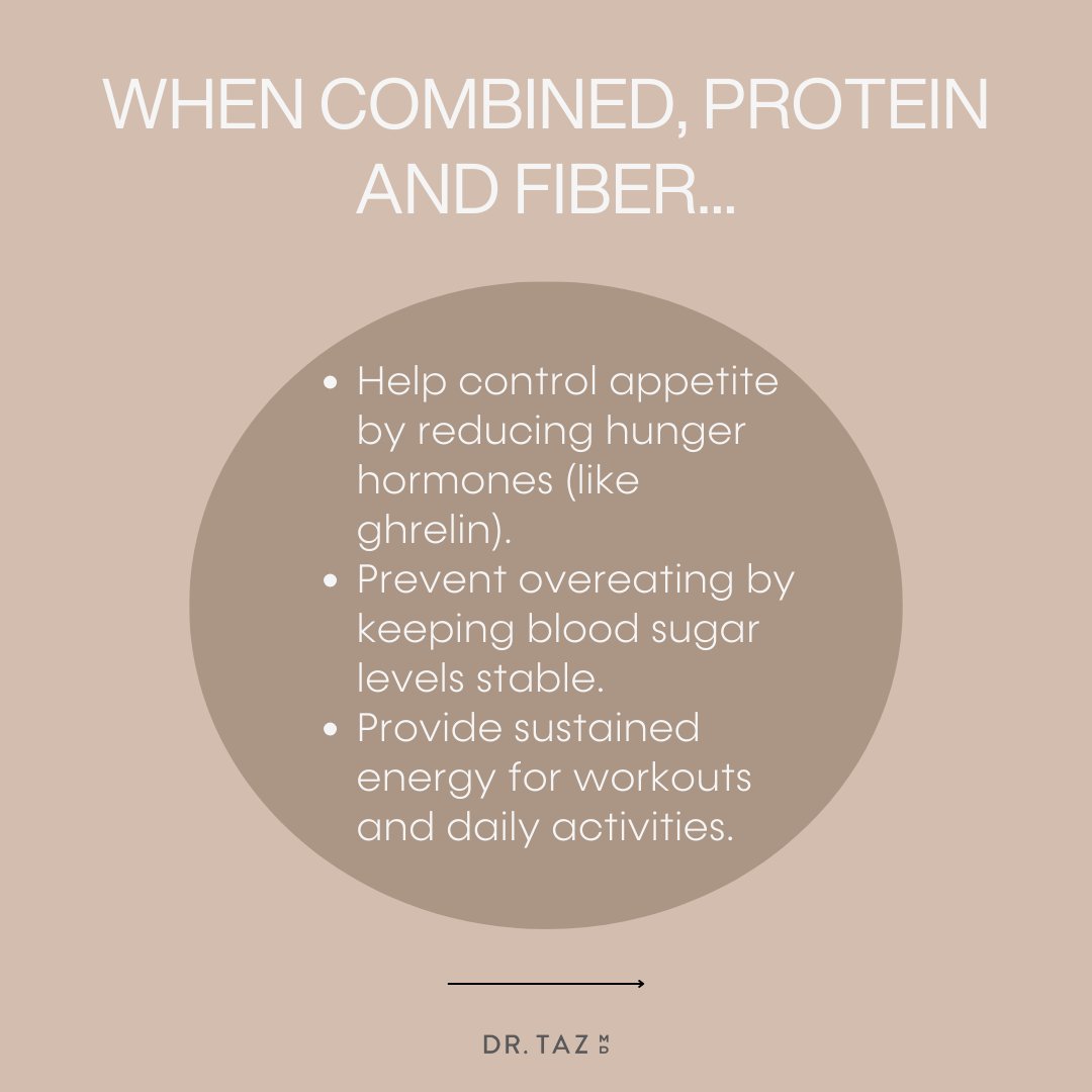 drtazmd's tweet photo. Protein keeps you full and builds muscle, while fiber stabilizes blood sugar and curbs cravings. Together, they support steady energy and healthy weight loss. What's your favorite protein + fiber combo? Drop it below! 👇✨
#ProteinAndFiber #WeightLossTips https://t.co/felL4Re6lf