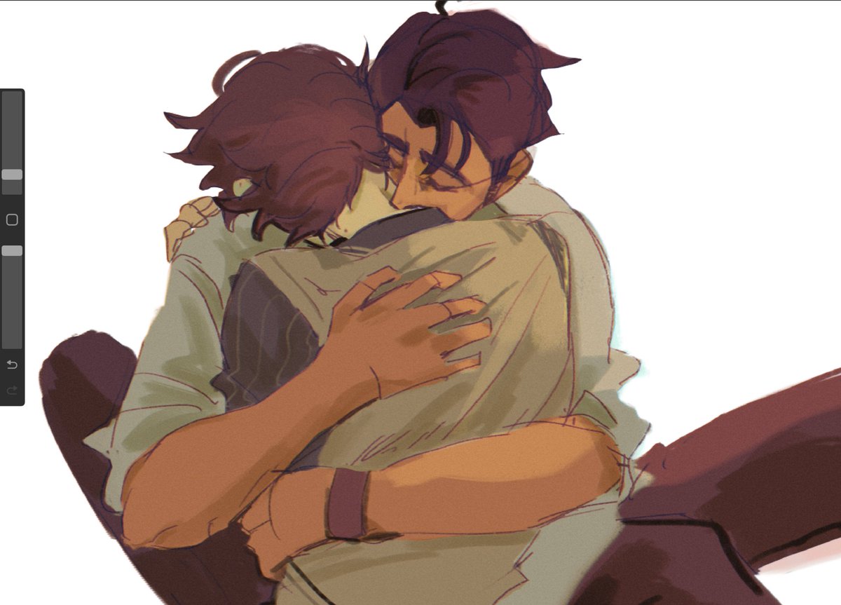 I want them to hug so tight that they just merge together 😭 #jayvik #arcane