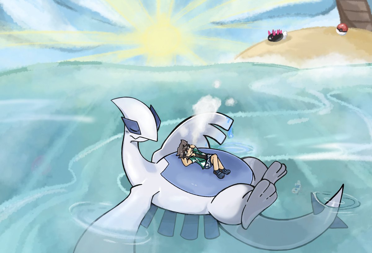 FrappeFizzyy's tweet photo. Chillin on the sea 🌊🫧

#Pokemon #Lugia #PokemonScarletViolet https://t.co/lYPBNgpxnE