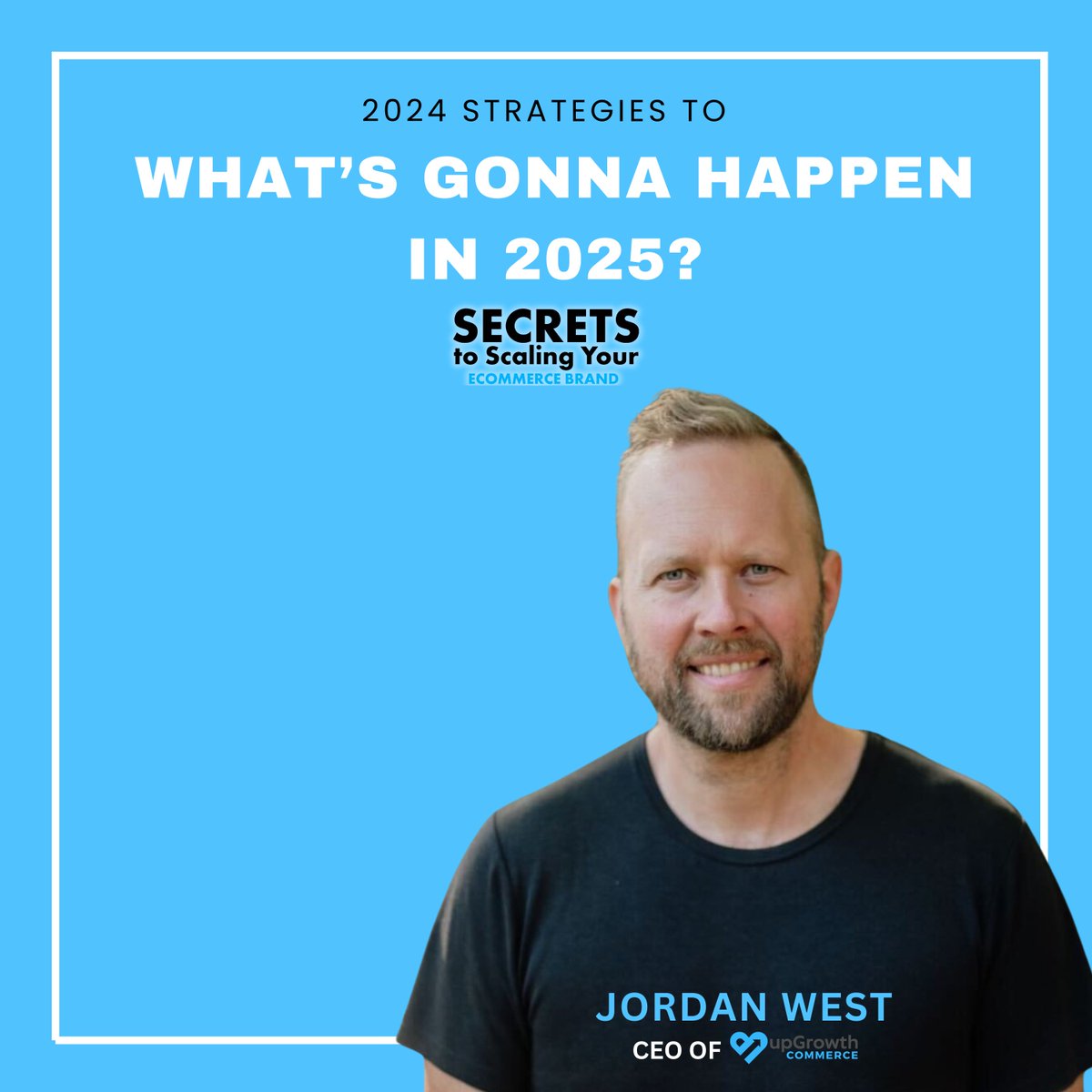 Live shopping is set to dominate platforms like Instagram in 2025. 🚀 From Meta Ray-Bans to TikTok’s next moves, Jordan West shares bold predictions for the future of social commerce. 

Listen here: bit.ly/3VSfoBp

#Ecommerce #SocialCommerce