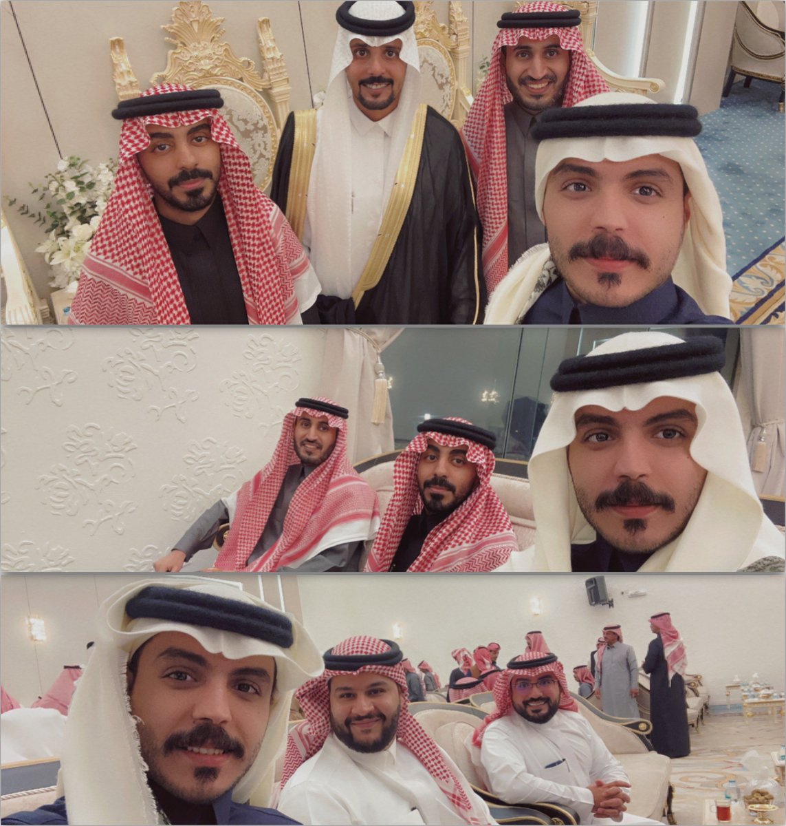 Faisal Alwuthaynani. (@faisal_alnefaie) on Twitter photo في زواج العزيز دائماً وابداً الصديق المهندس مشاري الزهراني سعيد جداً ب جمعة الأحبة واخوان الغربه د. حامد الشمري، د.فيصل القثامي، د. حسين الغنام ، م. طلال المطيري
❤️
@Hussain_3li_gh <a href="/hamedalshammari/">د.حامد العبدرزاق</a> @ في زواج العزيز دائماً وابداً الصديق المهندس مشاري الزهراني سعيد جداً ب جمعة الأحبة واخوان الغربه د. حامد الشمري، د.فيصل القثامي، د. حسين الغنام ، م. طلال المطيري
❤️
@Hussain_3li_gh <a href="/hamedalshammari/">د.حامد العبدرزاق</a> @