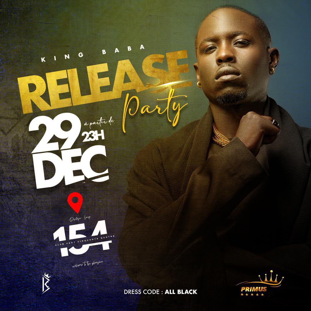 Hello Fam je vous donne rendez-vous le 
29 décembre au Club 154 
Release Party 
Dress code : All Black.
L'album est toujours disponible sur les plateformes ! Secret7 vol 2
#Kingbaba #secret7 #Alkebulan #Kbc