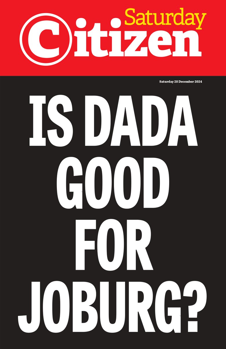 TheCitizen_News's tweet photo. 📰 In The Citizen newspaper 🗞️ tomorrow:
- Moz jailbreak threat to SA 🚔
- Is Dada good for Joburg? 🤔
- All eyes on big URC derby 🏉
- Proteas turn up the heat 🏏
Get a copy to find out more. https://t.co/M1tOkIy7DZ