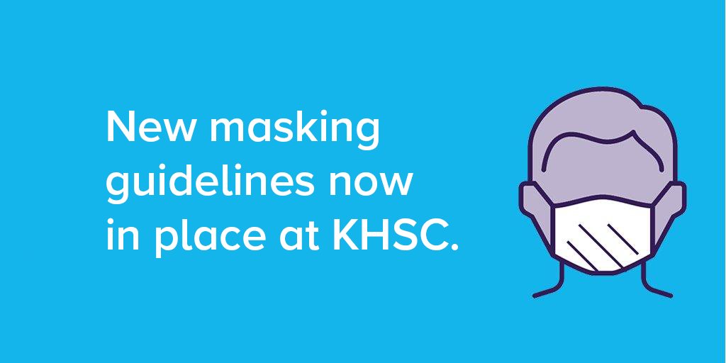 In response to rising COVID-19 activity in the community, Kingston Health Sciences Centre has re-introduced masking in several key patient care areas. effective immediately.

Masks are now mandatory in all inpatient units, the Emergency Department, Urgent Care Centre and the