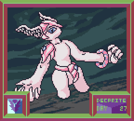 YuushioPixels's tweet photo. Out of the dark mists, a bright giant figure rises...does it bright the light of hope, or an omen of darkness?

#Sprite #Decprite https://t.co/VwgUxsBfR6