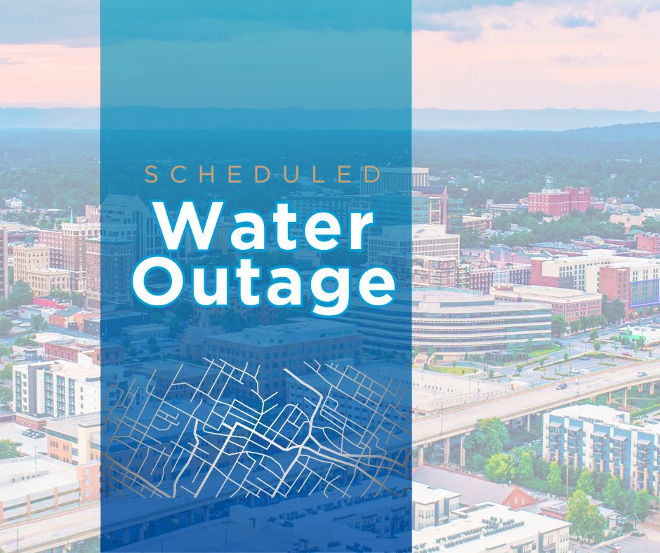 Water will be off for 1-4 hours, 12/31/2024 at 9 AM on Stokes Rd. An estimated 273 customers will be affected by this incident. Please use extra precaution in the work zone and we apologize for any inconvenience. greenvillewater.com/customer.../wa…