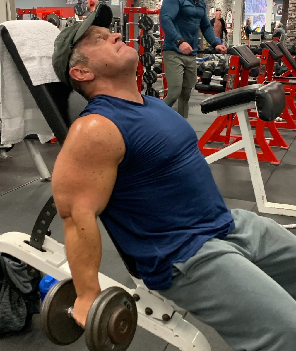 Am I visualizing biceps the size of mountains, or am I thinking about all of the Christmas cookies that I've eaten?