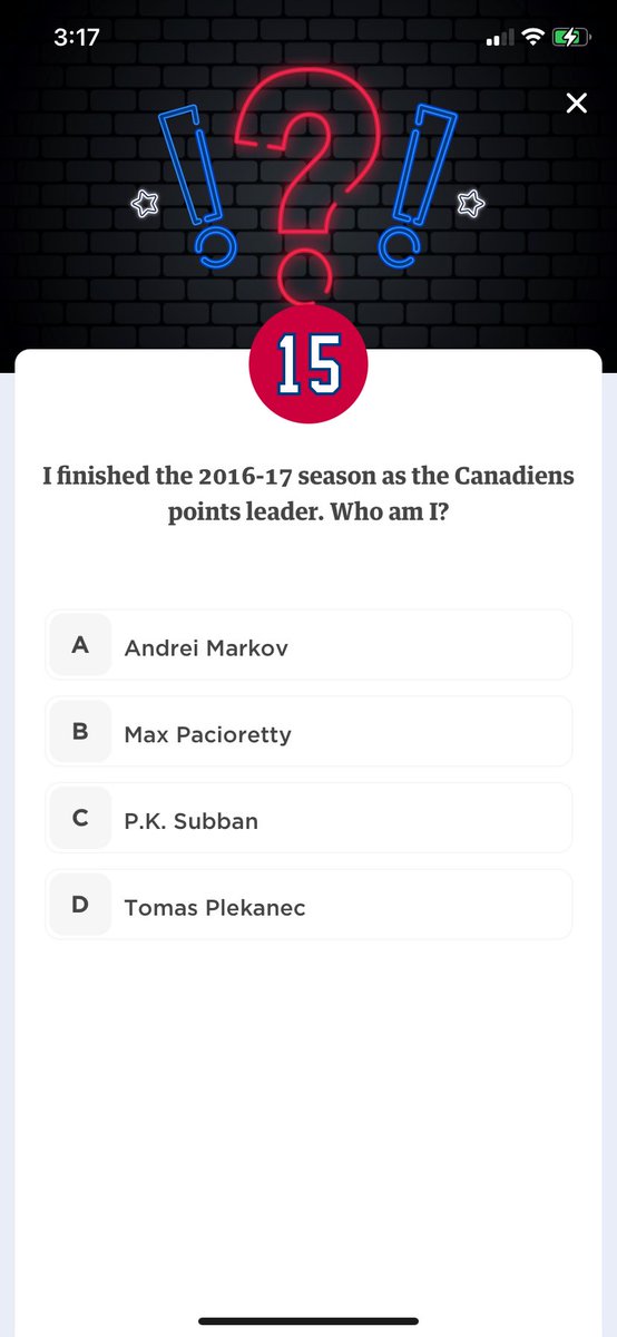 <a href="/HabsRock3176/">Sandra Klaus</a> <a href="/GagneDavidAlex/">David-Alexandre Gagné</a> <a href="/Drea2612/">Andrea Bauer</a> <a href="/Bdom61/">🇨🇦 Brian Dominic 🇨🇦</a> <a href="/GarryYo43994899/">🇨🇦Garry Young🇨🇦</a> Around December 9th
Answer is B