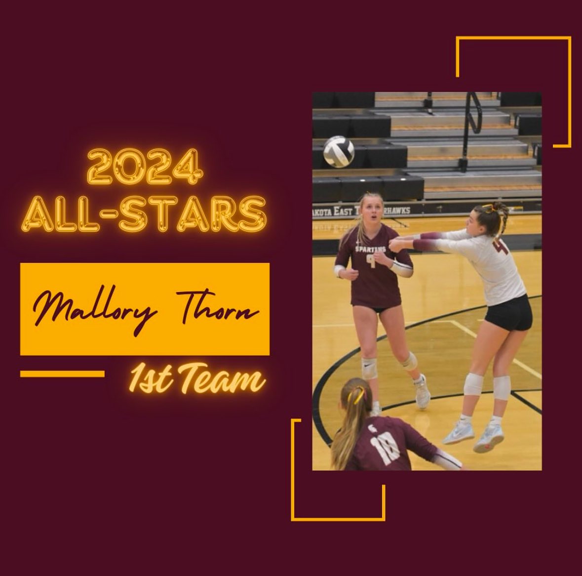 Cincinnati Enquirer All-Stars (pt.1)
 ⭐️⭐️⭐️⭐️⭐️⭐️⭐️⭐️
1st team:
Maddie Steele
Mallory Thorn
<a href="/TurpinSpartans/">Turpin Spartans</a>