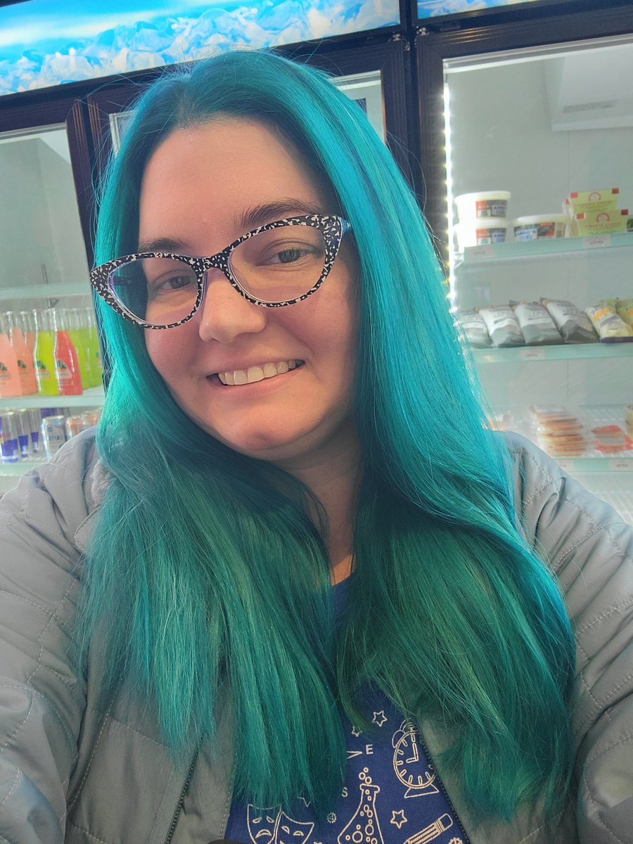 Reading goal met and new hair unlocked!