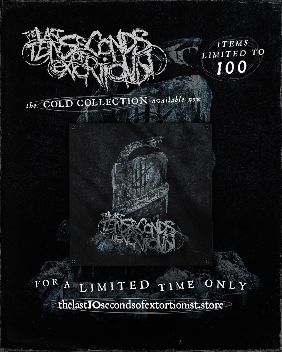 LIMITED MERCH DROP AVAILABLE NOW w/ <a href="/TLTSOL/">The Last Ten Seconds of Life</a> 

ITEMS LIMITED TO 100
NEVER PRINTED AGAIN
LINK BELOW 🥶

thelast10secondsofextortionist.store/?fbclid=PAZXh0…