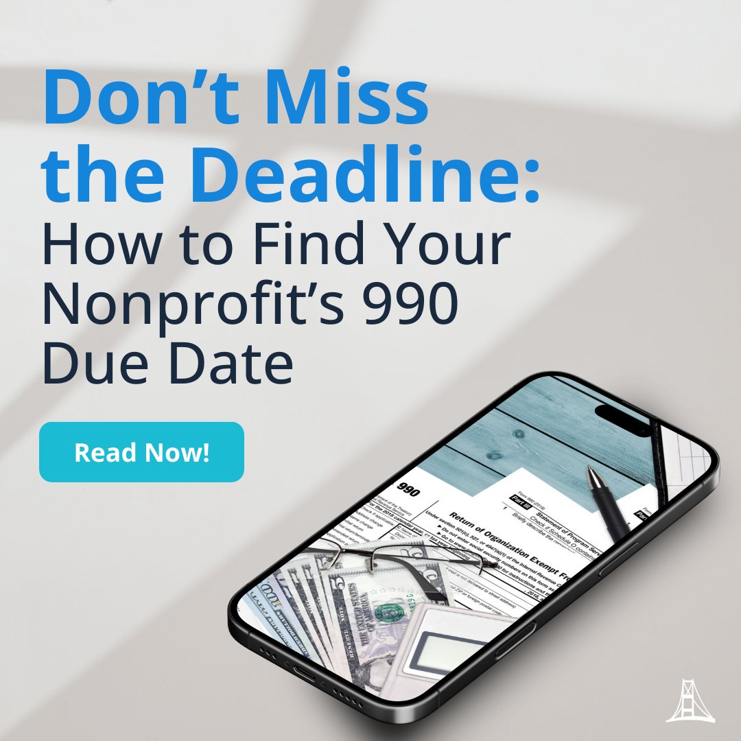 brytebridge's tweet photo. ⏰ Missing the IRS Form 990 deadline can mean penalties or losing your tax-exempt status! Know your due dates and stay compliant. Need help finding your 990 due date? BryteBridge can assist every step of the way. https://t.co/JrolrkPTzX #990Form #BryteBridge https://t.co/fq9M8jedoJ