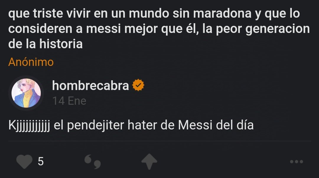 cabrejis's tweet photo. pendejiter hater de messi https://t.co/NR3sfXDb6W
