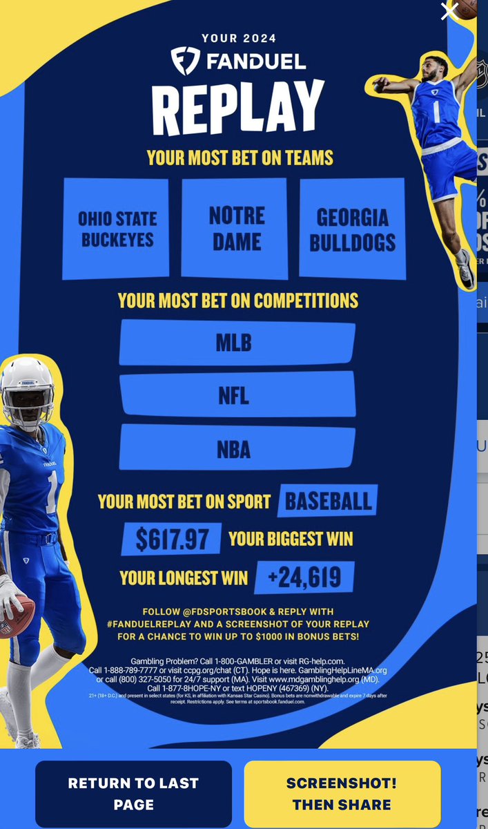 AMMO4DAZE's tweet photo. @FDSportsbook #FanDuelReplay https://t.co/Oj0YnWgI8G