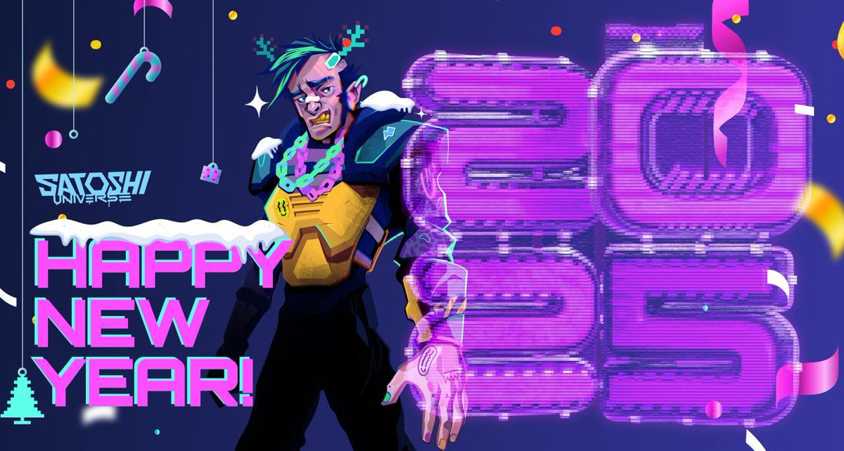 🎄 Happy New Year 2025!

✨ As we step into this brand-new year, we want to thank each and every one of you for being part of the Satoshi Universe!

🔥 This year is going to be packed with exciting updates, epic battles, and incredible rewards. We’re ready to take things to the