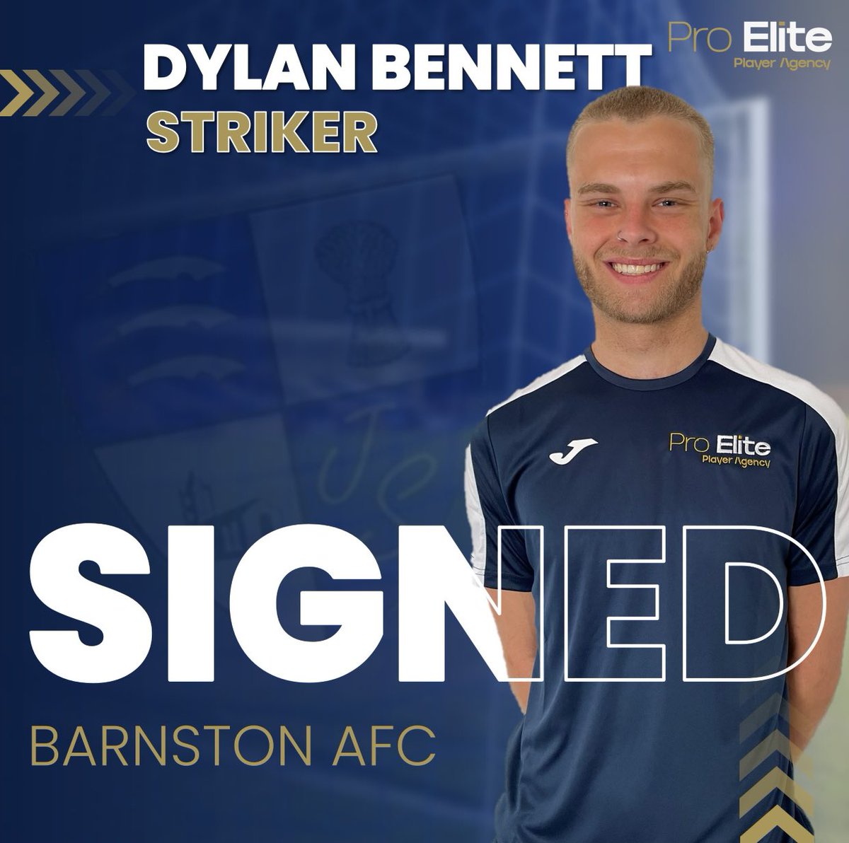 ProElite442's tweet photo. ‼️📢 Delighted for our client Dylan Bennett, who after a short time out of the game has now signed for Barnston AFC 👍🏻
This will be a great opportunity for Dylan at a club with huge ambitions under the guidance of a top manager Matt Frew, we��re looking forward to see how the remainder of the season works out for them both 💪🏻⚽️👏🏻‼️