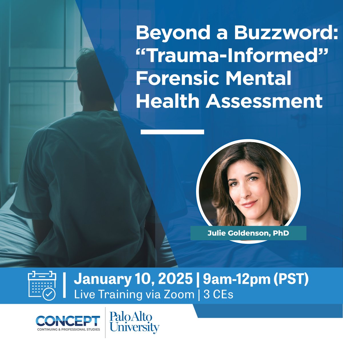 Palo Alto University (@lifeatpau) on Twitter photo Join us for a training on trauma-informed practices in assessments and referrals. Uncover the depths of Type I and Type II trauma, the biopsychosocial effects of chronic trauma, and embrace empathy and compassion in forensic contexts.
bit.ly/48WYdUs
<a href="/CONCEPT_CE/">CONCEPT Continuing & Professional Studies Division</a> Join us for a training on trauma-informed practices in assessments and referrals. Uncover the depths of Type I and Type II trauma, the biopsychosocial effects of chronic trauma, and embrace empathy and compassion in forensic contexts.
bit.ly/48WYdUs
<a href="/CONCEPT_CE/">CONCEPT Continuing & Professional Studies Division</a>