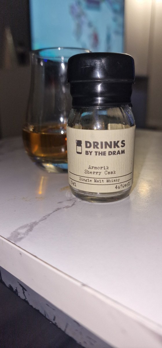 dnisbet250's tweet photo. Dram 350 of #Dram366
@ArmorikWhisky #Armorik #SherryCask
Artificial sweetener, hay
Berry then sharp tartness
Overly tart and dry
3
#BuyADram No
#BuyABottle No
#FrenchWhisky
#Whisky #SingleMalt https://t.co/BTop9wSLKi