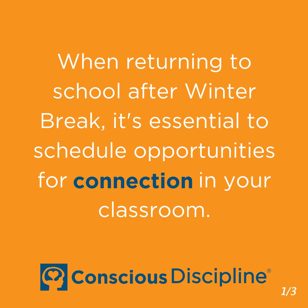 ConsciousD's tweet photo. How do you build in opportunities for students to connect after Winter Break? Share below! 🧡 #iHeartCD https://t.co/JAnyInH4i9