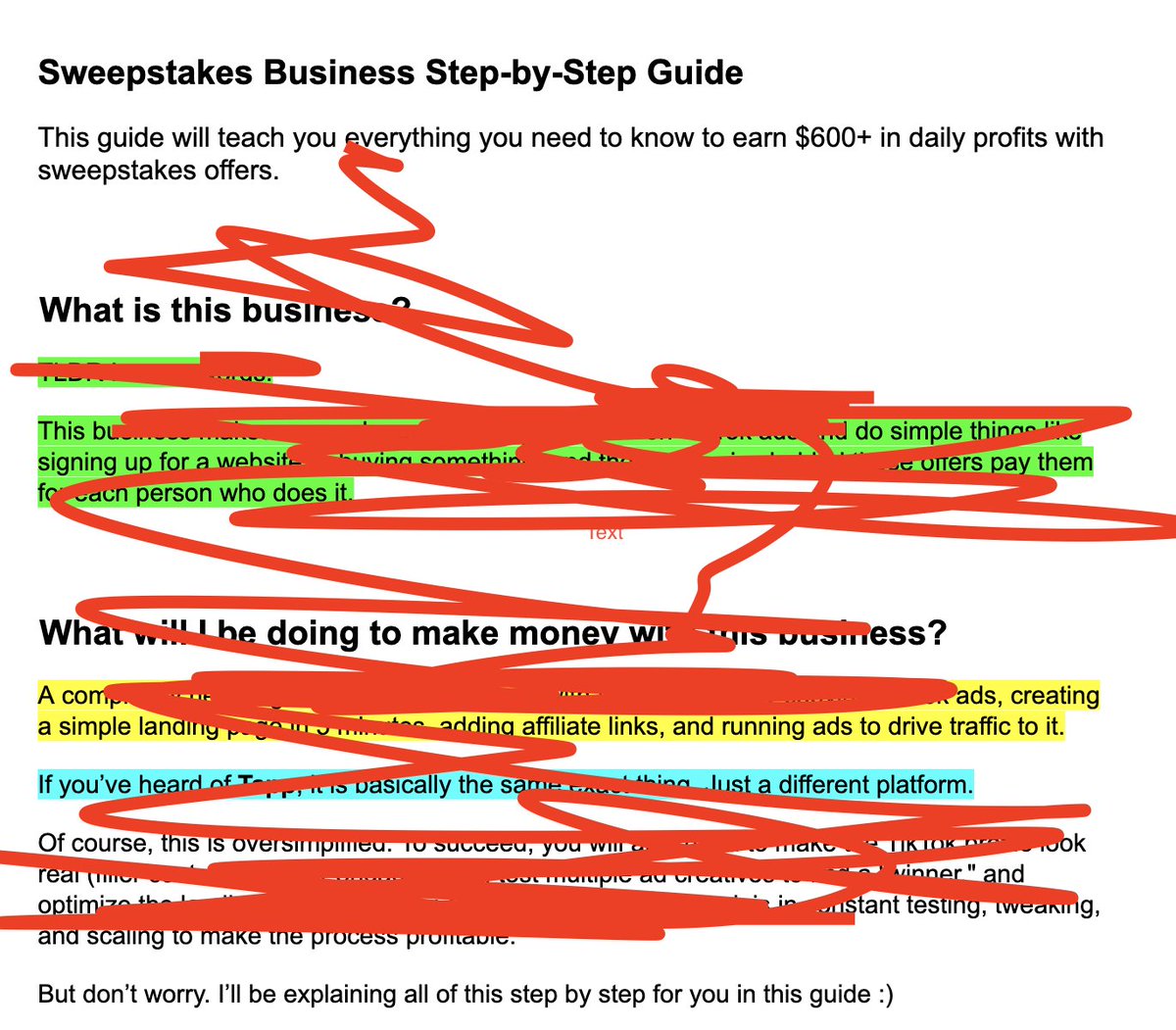userb49573's tweet photo. Beginners are making $1,150/day with sweepstakes!

🚀 2024’s hottest business model.
we just created a NEW 18-page step-by-step PDF course.

Perfect for beginners
Packed with actionable strategies
30 hours of effort condensed into 1 guide
You won’t find this anywhere else.

👉 Comment “18” & I’ll send it to you.
(Make sure to follow & retweet!)