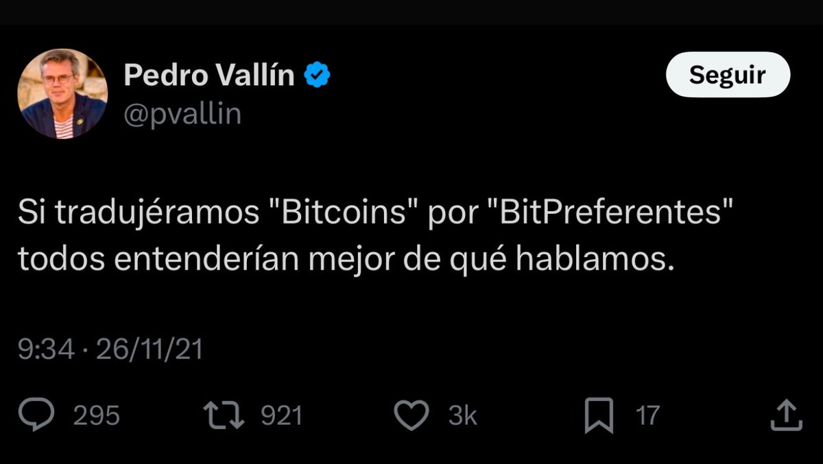 wallstwolverine's tweet photo. La generación estafada con el sistema de pensiones explicándote que Bitcoin es una estafa. https://t.co/sFI7BJVGbI