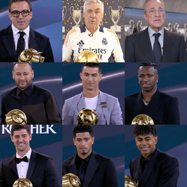 ¡¡LOS GANADORES DE LOS GLOBE SOCCER AWARDS!!

➤ Cristiano Ronaldo ganó el premio como el máximo goleador de toda la historia.

➤ Cristiano Ronaldo ganó el premio como el mejor jugador de Medio Oriente. 

➤ Alessandro Del Piero ganó un premio por su brillante carrera