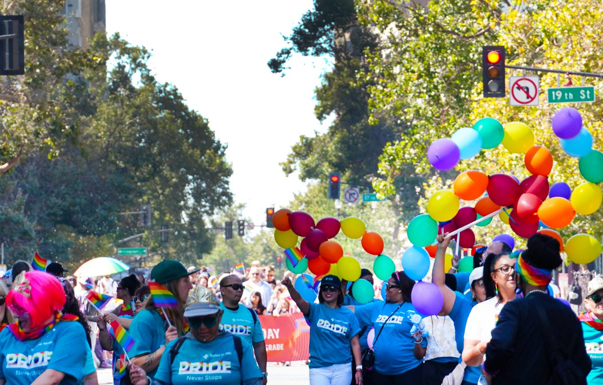 Together, let's create a rainbow 🌈  of love. 

Let's take this into 2O25:
• Stand together 
• Speakup 
• Be proud 
• You are enough 

#OaklandPride2025 #Pride #LGBTQ #Unite 
#Resilience #Bravery #Strength #Fyp