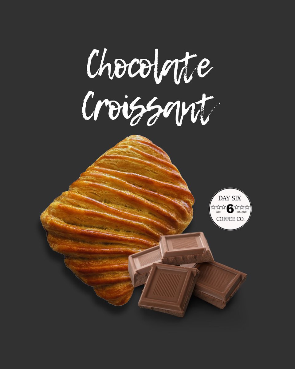 New Year’s resolutions can wait a little longer 😉 — try our delicious, buttery, flaky chocolate croissants! 🍫🥐
_
#ChocolateCroissant #WeekendVibes #LocalBakery #HoustonBakery #LocalCatering #Pastries #Croissant #HoustonCoffee #HoustonLocalCoffeeShop #SugarLandCoffee