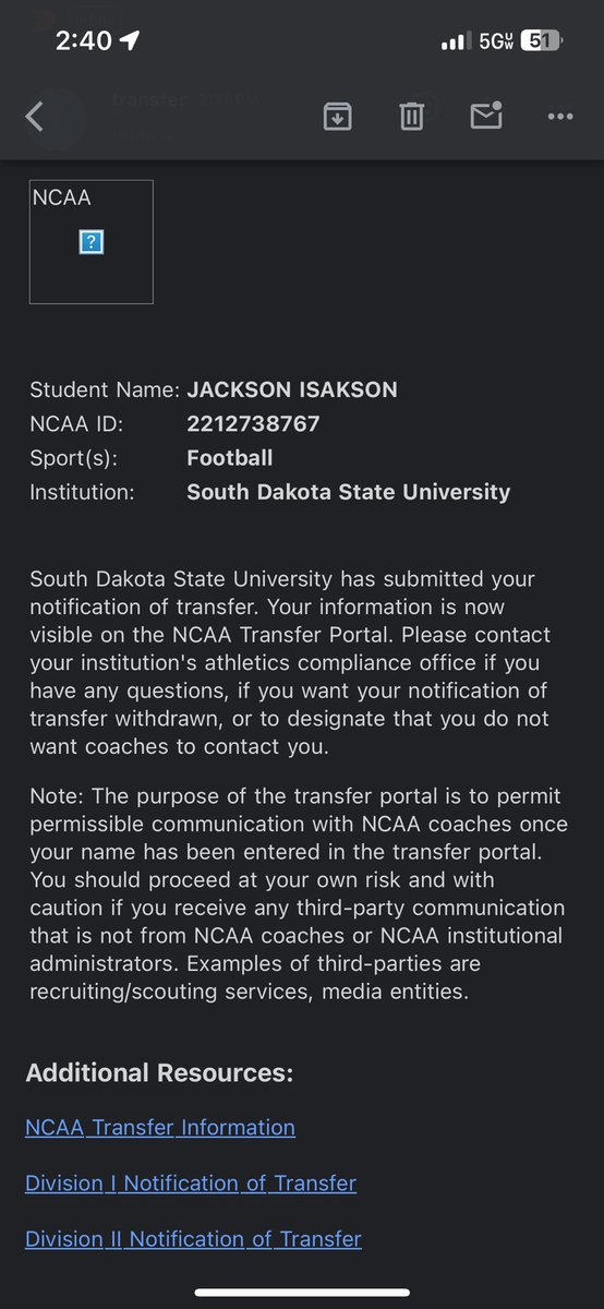 Officially in the portal.

Grateful for my time and the friendships I made at SDSU!