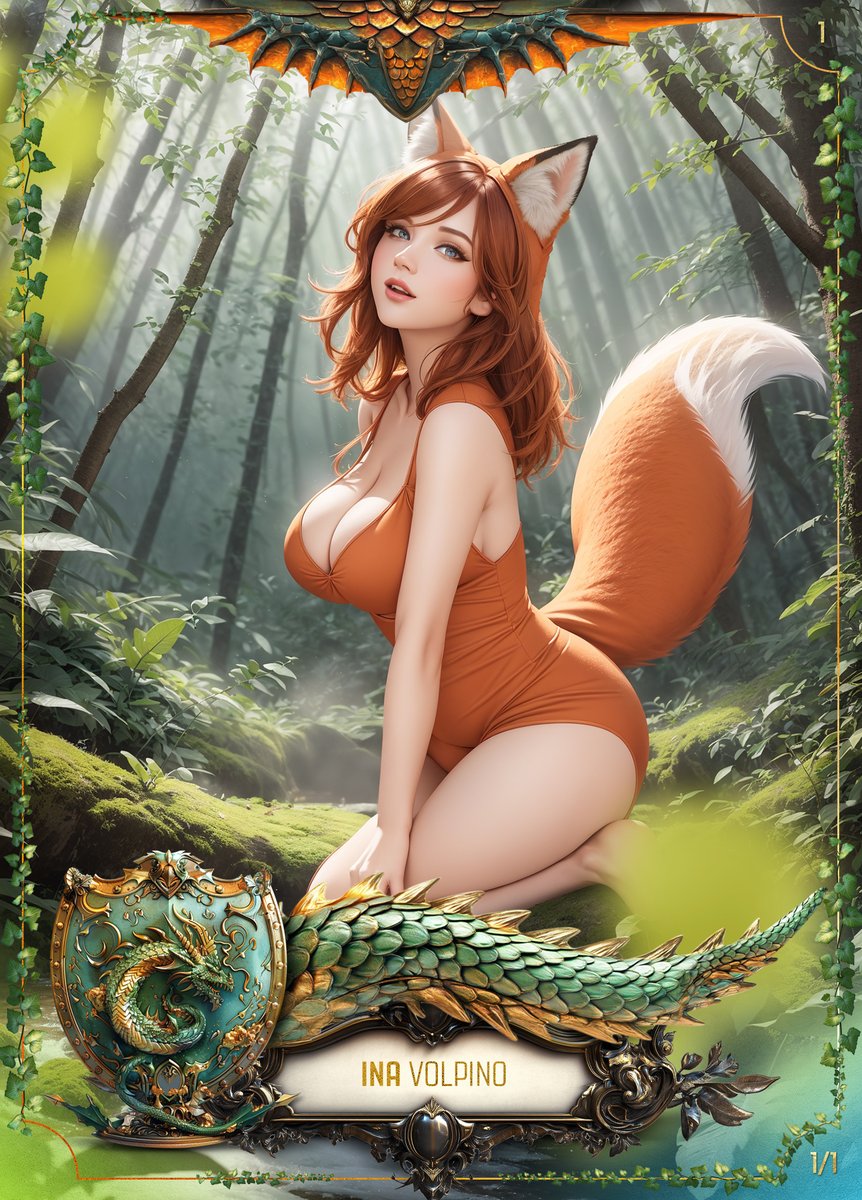 Digital collectible card  
Celterio Dragon Myth Series  
Ina Volpino #1  
0.1 ETH
opensea.io/assets/ethereu…
#NFTs #TradingCards #NFT #nftcollector #NFTCommunity #NFTartist #cosplay