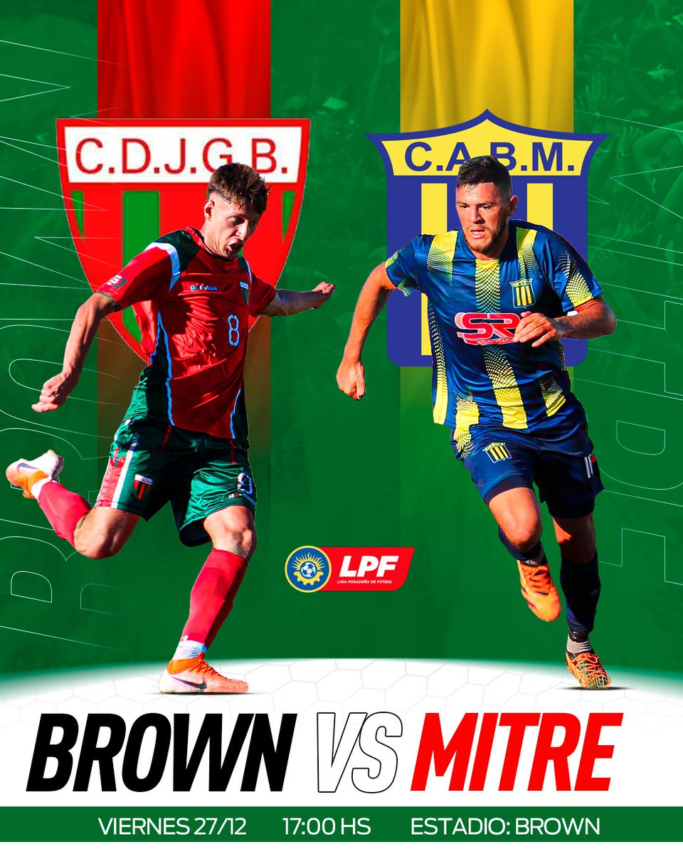 ¡Comienza la definición!🔥

Brown y Mitre estarán cara a cara, esta tarde, para disputar los primeros 90 minutos de la final del Torneo Clausura 🏆

📍La serie comenzará a partir de las 17 en Villa Urquiza.

#LaLigaDeTodos