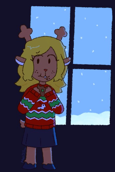 late christmas art of noelle deltarune!! merry late christmas!
#DELTARUNE #Noelle #noelleholiday #Christmas #art