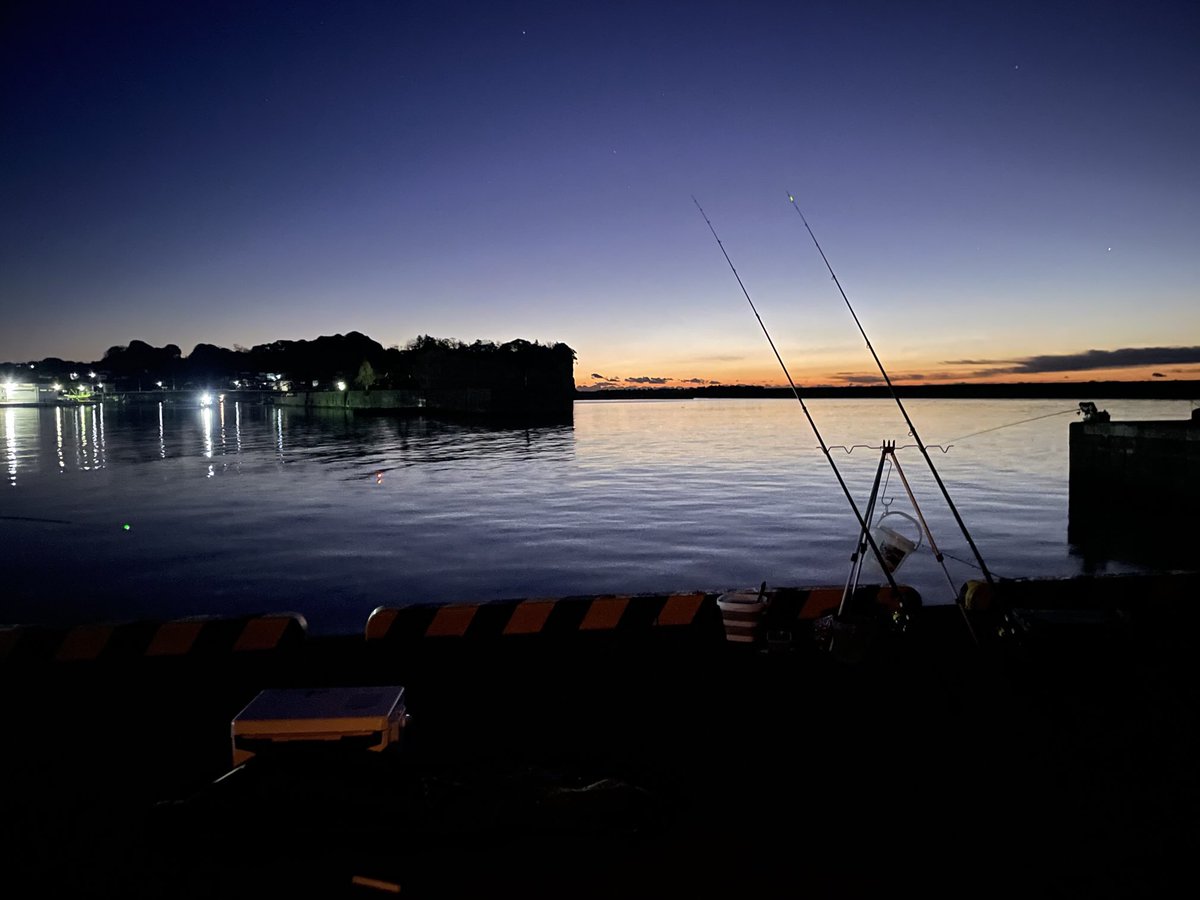 painterjun's tweet image. 夜明け〜 #北茨城 #釣り