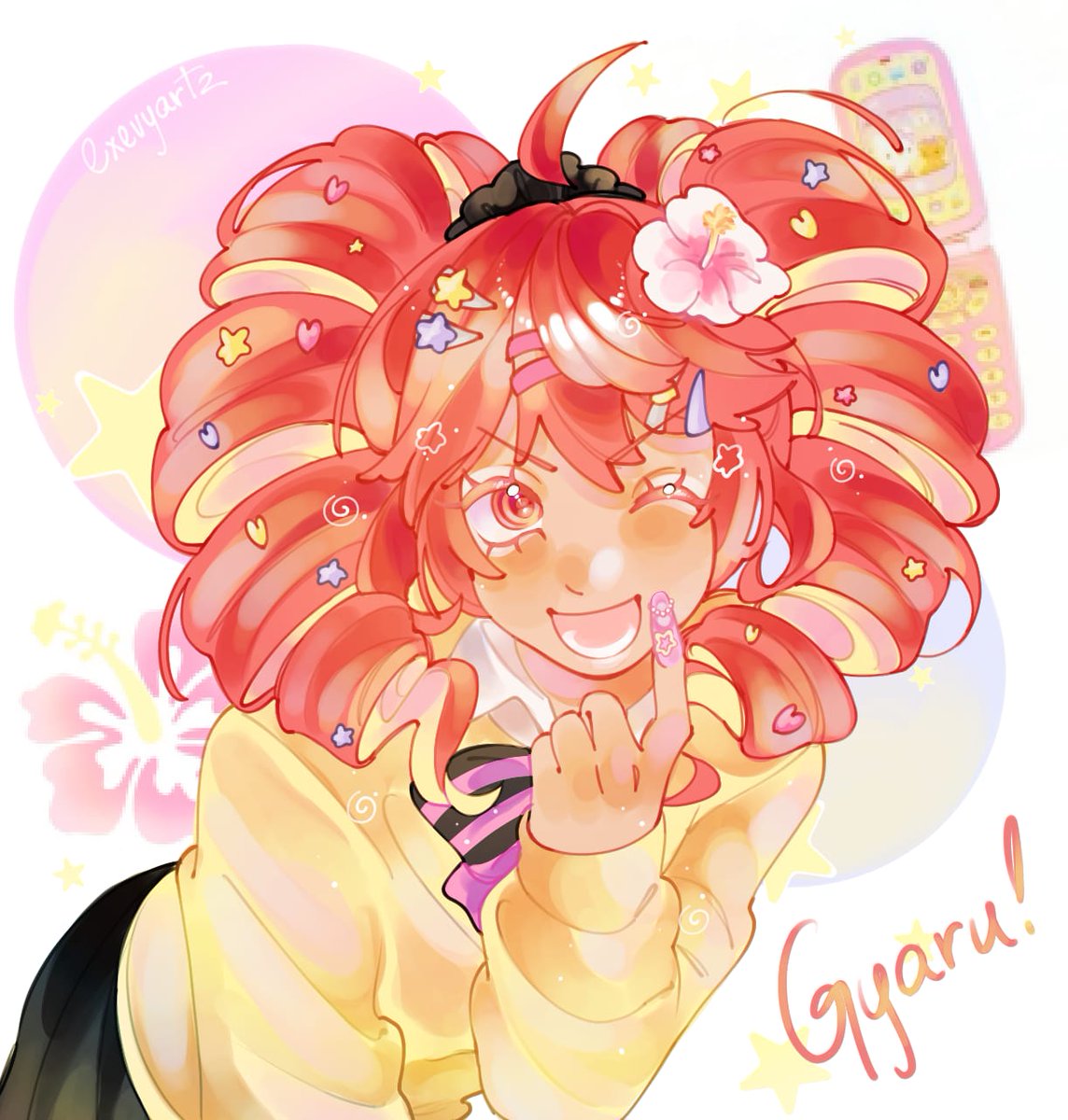 exevyartz's tweet photo. gyaru teto!! https://t.co/hM5rGVFrIr
