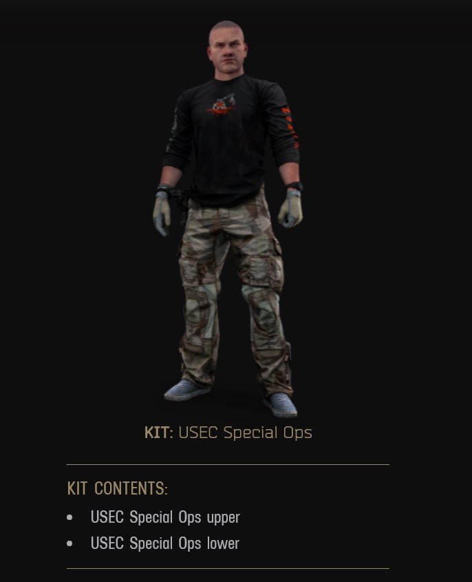 Giving away 2 USEC Special Ops Clothing!! 

How to enter

✨Like &amp; Retweet 
✨Must be following here &amp; Twitch (will be confirmed, link below) 
✨Tag 2 people that are trash at Tarkov 

Winners will be announced tomorrow! Good luck! 🍀