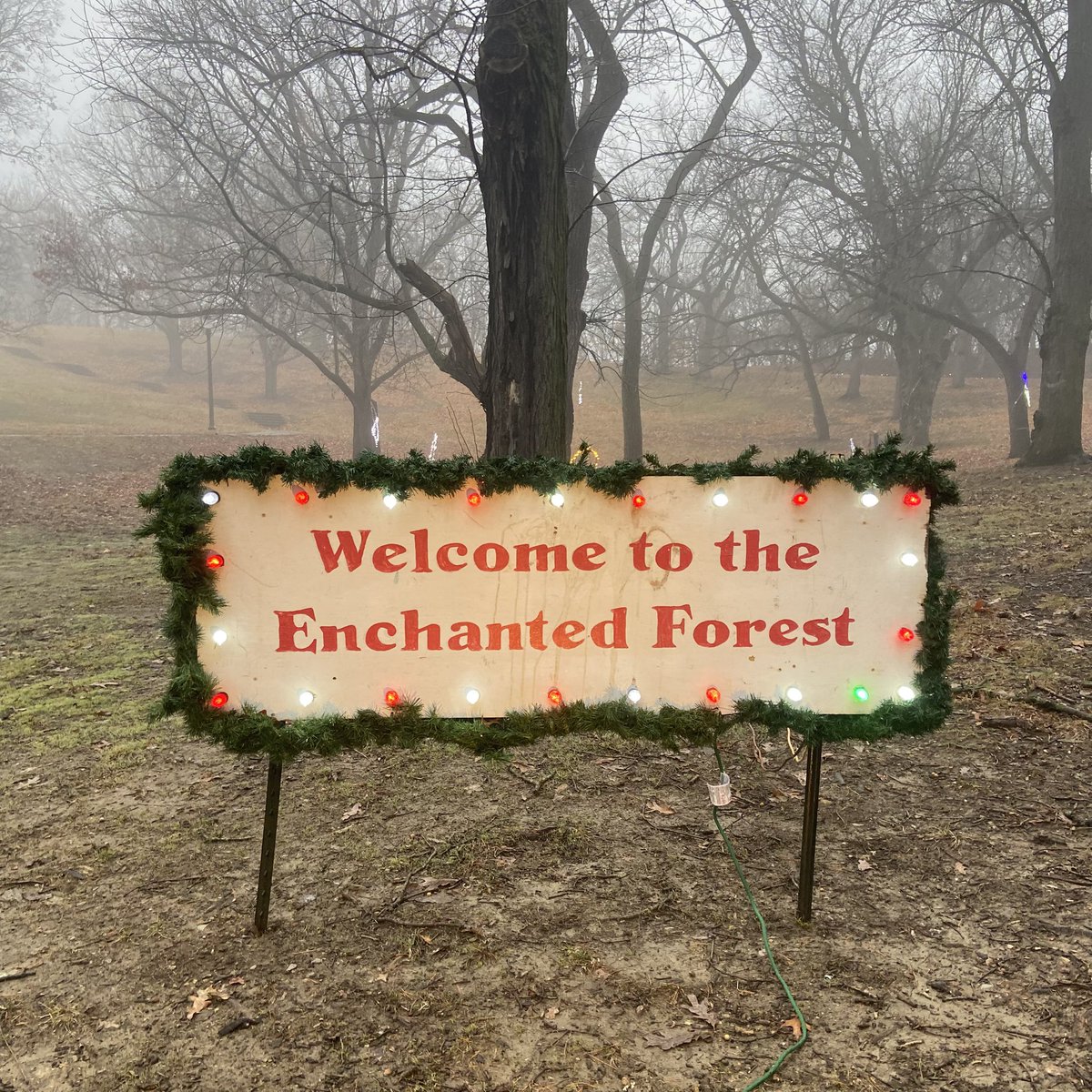 DerekVreeland's tweet photo. The fog was beautiful today on the third day of Christmas in St. Joe! 

#christmas
#holidaypark
#stjoemo https://t.co/xZfqbnwWsU