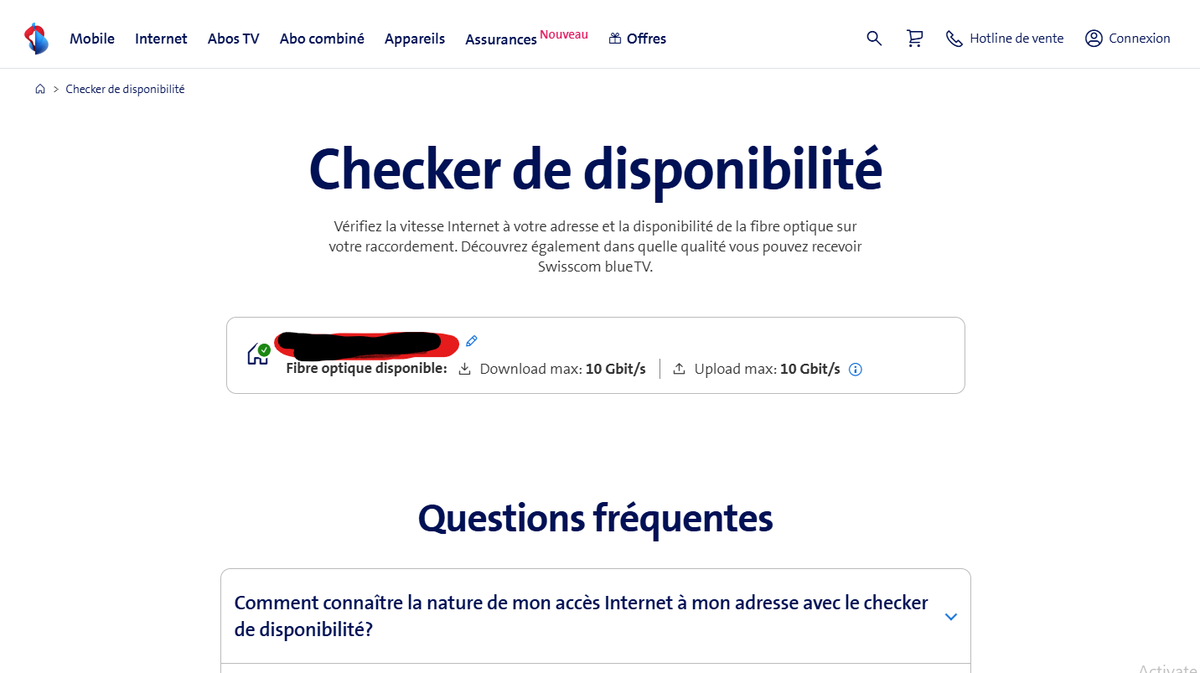 enfin la fibre après 3 ans