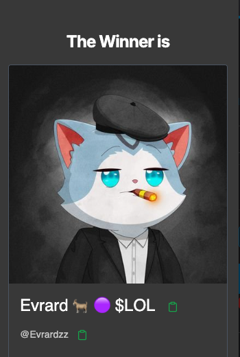 Kadense Pengu°❗️❗️❗️ (@iamkadense) on Twitter photo Proof of market buy of 1.69M $BONK x 3 winners
Congrats to the random winners of <a href="/bbima_skti/">BBIMA_SKTI💧🔺</a> @klovertexarka <a href="/Evrardzz/">Evrard 🐐 (Ø,G) 👁️</a> ❗️❗️❗️
Winners have been DM'd directly Proof of market buy of 1.69M $BONK x 3 winners
Congrats to the random winners of <a href="/bbima_skti/">BBIMA_SKTI💧🔺</a> @klovertexarka <a href="/Evrardzz/">Evrard 🐐 (Ø,G) 👁️</a> ❗️❗️❗️
Winners have been DM'd directly