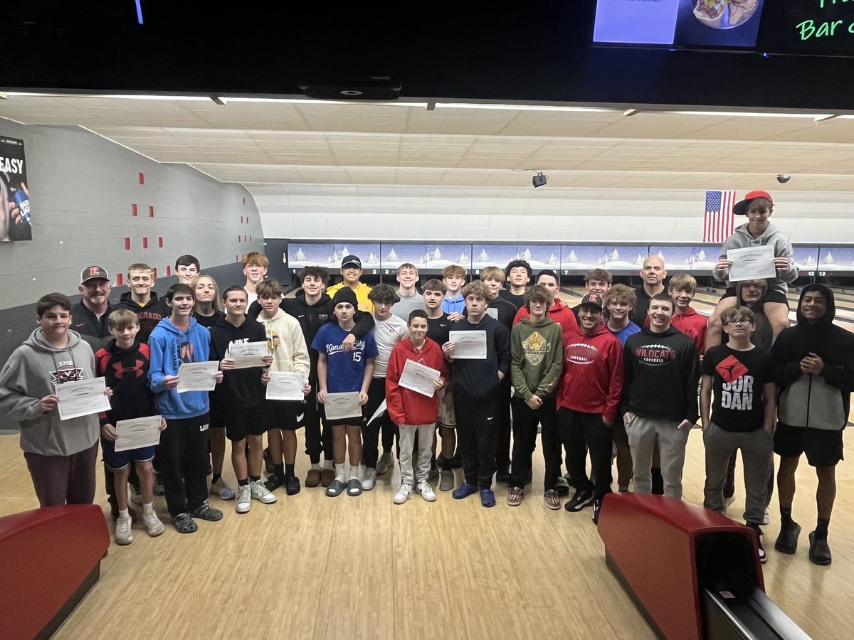 Thanks to all who could come out and support the class of 2029 and have fun with the team.  Thx to The Lanes for having us.  #partofthepride
