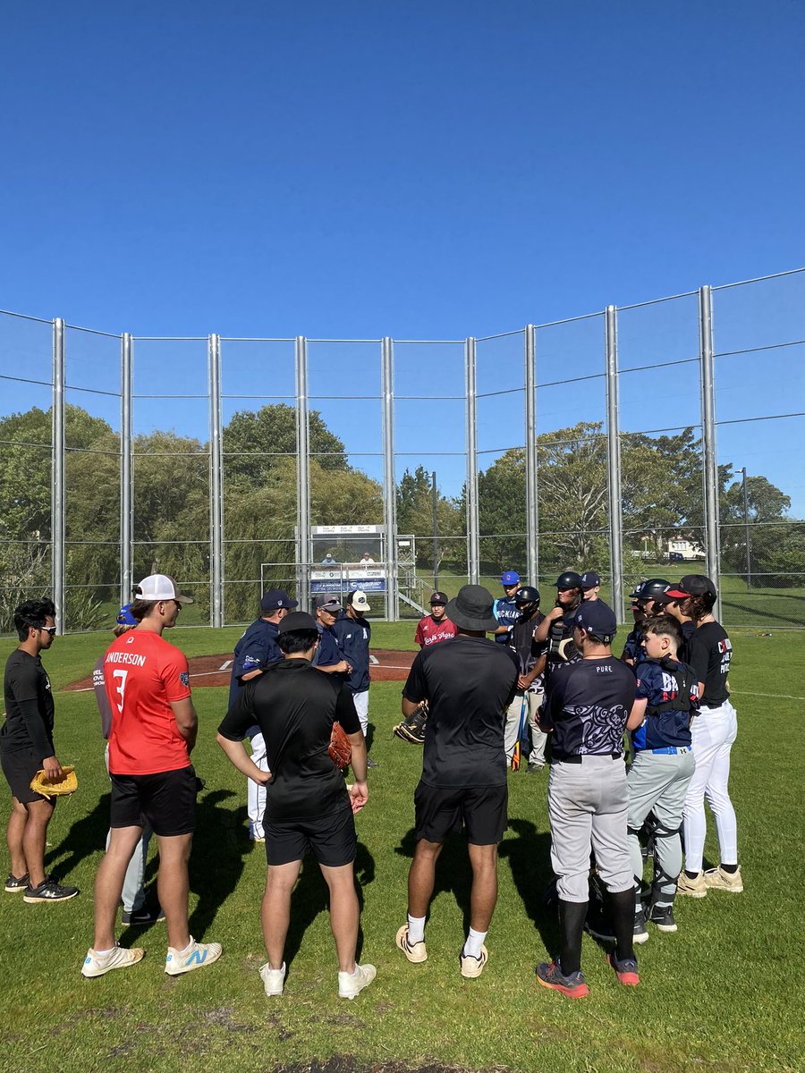 Good to catch up with some new faces &amp; some familiar ones - Pretty cool to help out the next gen of baseballers while back home in NZ as well. Wasn’t to long ago I was in the same position working hard to make the most of these opportunities. <a href="/eastern_arizona/">Eastern Arizona Baseball</a> <a href="/BaseballNZ/">Baseball New Zealand</a>