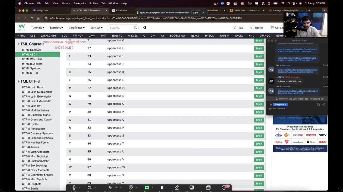 Whyadiee's tweet image. Just watched a lecture on public key cryptography, learned how it enables secure communication and forms the backbone of blockchain technology. 🔐
@100xDevs
#Cryptography #Web3 #learning #100xDevs